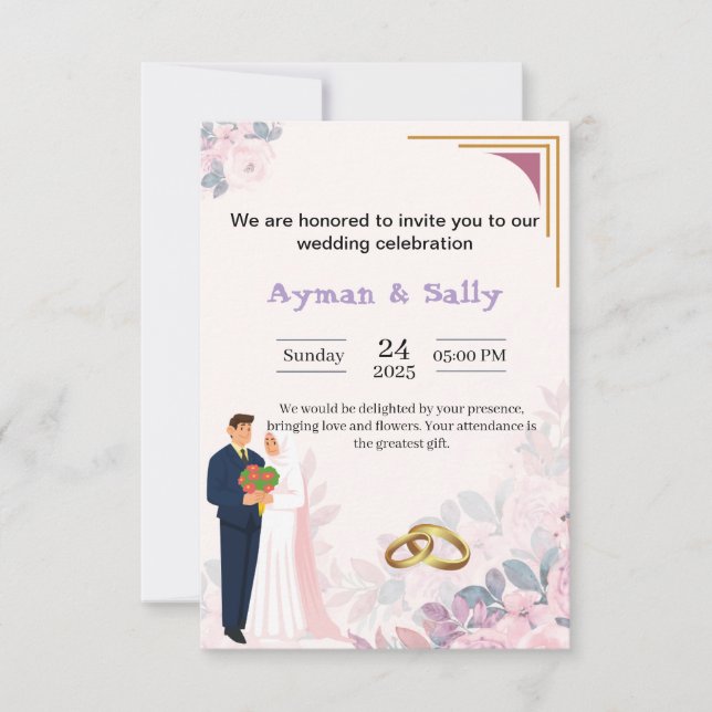 tarjeta de invitación (Anverso)