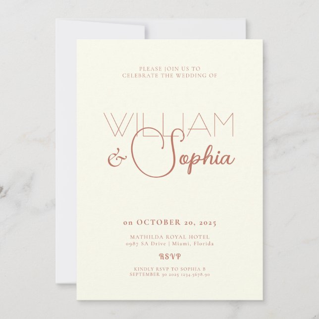 Tarjeta de invitación (Anverso)