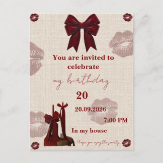 Tarjeta de invitación