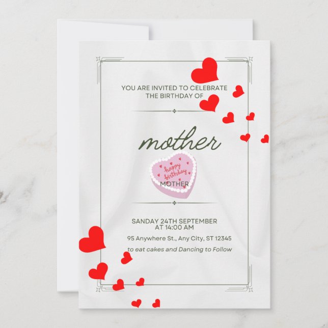 tarjeta de invitación (Anverso)