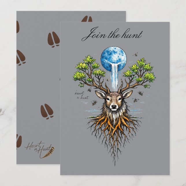 Tarjeta de invitación (Anverso / Reverso)