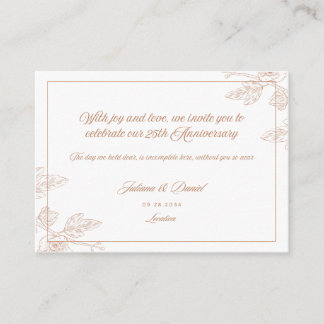 Tarjeta de invitación a Aniversario de la Paleta d