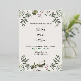 tarjeta de invitación a boda ESTÉTICA