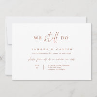 Tarjeta de invitación a bodas para la ceremonia de