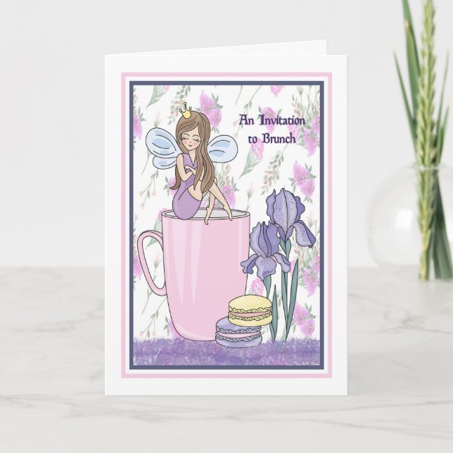 Tarjeta de invitación a Brunch por hijo en derecho (Anverso)