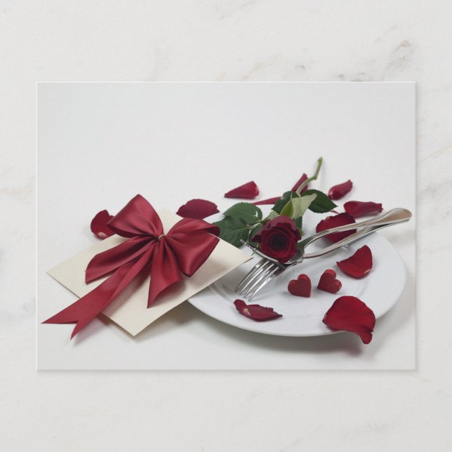 Tarjeta de invitación a cenar (Anverso)
