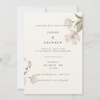 tarjeta de invitación a doble cara