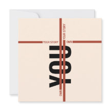 Tarjeta de invitación a evento motivacional modern