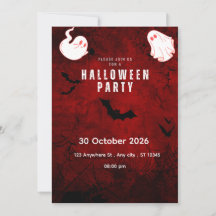 Tarjeta de Invitación a Fiesta de Halloween Espelu