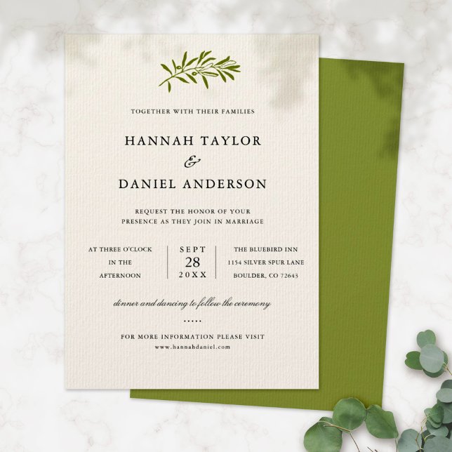 Tarjeta de invitación a la boda de bifurcación de  (Subido por el creador)