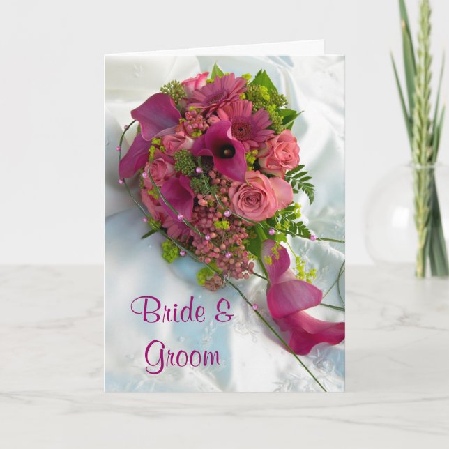 Tarjeta de invitación a la boda de Bouquet (Anverso)