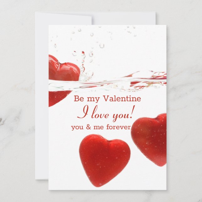 Tarjeta de invitación a la boda del Día de San Val (Anverso)