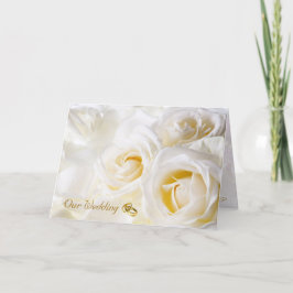 Tarjeta de invitación a la boda del sueño dorado
