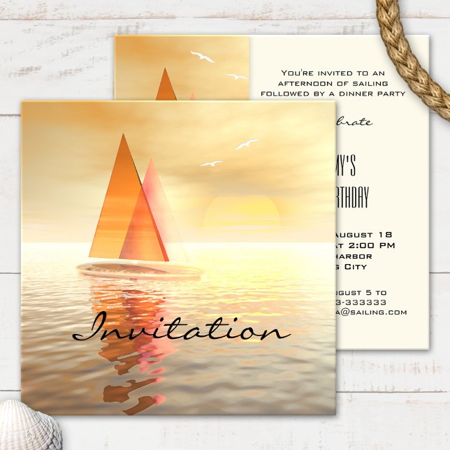 Tarjeta de invitación a la celebración de navegaci (Subido por el creador)