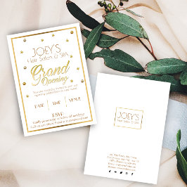 Tarjeta de invitación a la ceremonia de inauguraci