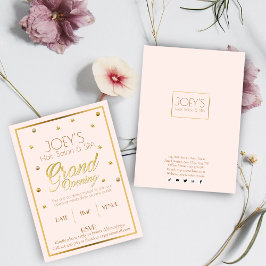 Tarjeta de invitación a la ceremonia de inauguraci