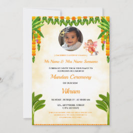 Tarjeta de invitación a la ceremonia de la ceremon