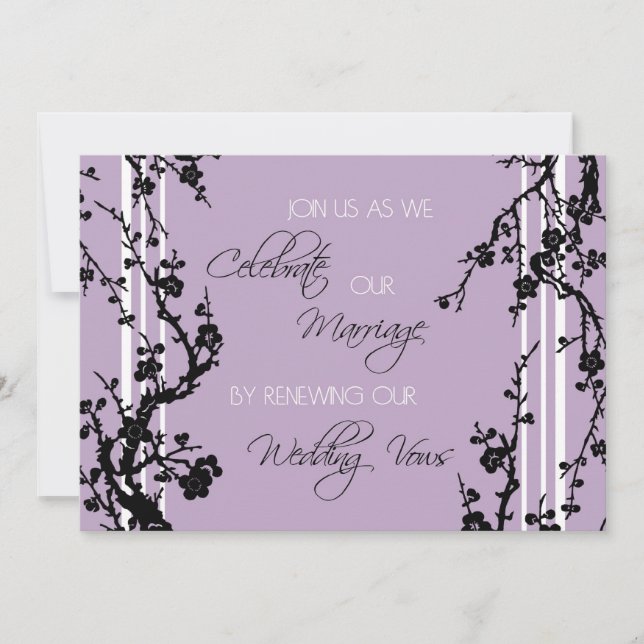 Tarjeta de invitación a la ceremonia de renovación (Anverso)