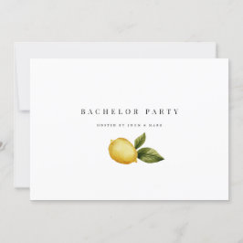 Tarjeta de invitación a la despedida de soltero co