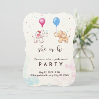 Tarjeta de invitación a la ducha infantil