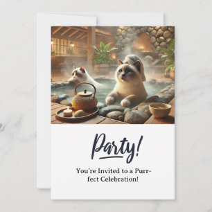 Tarjeta de invitación a la fiesta de cumpleaños de