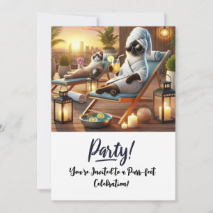Tarjeta de invitación a la fiesta de cumpleaños de