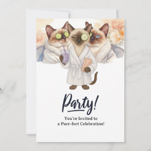 Tarjeta de invitación a la fiesta de cumpleaños de