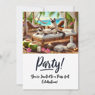 Tarjeta de invitación a la fiesta de cumpleaños de