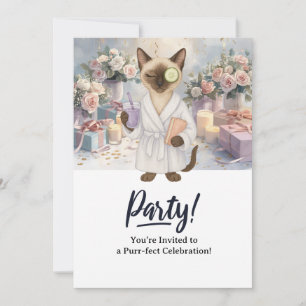 Tarjeta de invitación a la fiesta de cumpleaños de