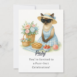 Tarjeta de invitación a la fiesta de cumpleaños de