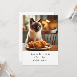 Tarjeta de invitación a la fiesta de cumpleaños de