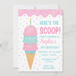 Tarjeta de invitación a la fiesta de cumpleaños Ic