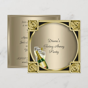 Tarjeta de invitación a la fiesta de despedida Adi