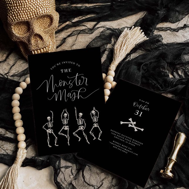 Tarjeta de invitación a la fiesta de Halloween del (Subido por el creador)