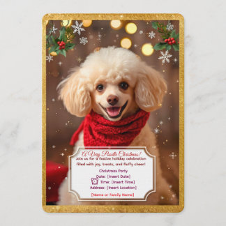 Tarjeta de Invitación a la Fiesta de Navidad de Ca