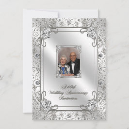 Tarjeta de invitación a la foto del 60 aniversario