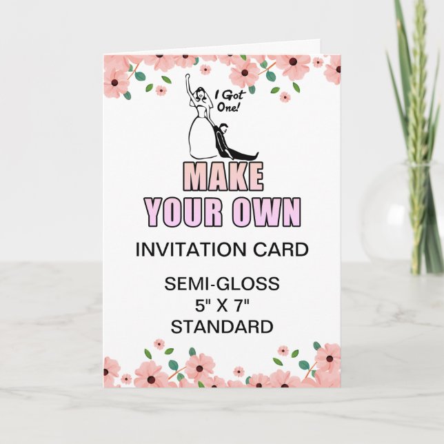 Tarjeta de invitación a la soltera con glosas de f (Anverso)