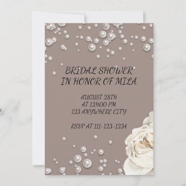 TARJETA DE INVITACIÓN A LLUVIA DE REGALOS NUPCIALE (Anverso)