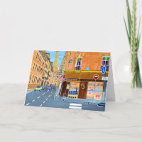 tarjeta de invitación a París, Francia