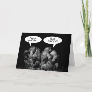 Tarjeta de invitación a reunión familiar divertida
