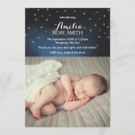 Tarjeta de invitación/agradecimiento para bebé