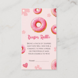 Tarjeta de Invitación al Baby Shower Sorteo de Pañ