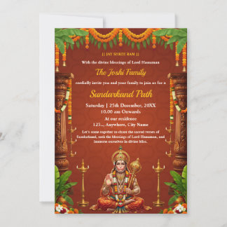 Tarjeta de Invitación al Camino de Sundarkand