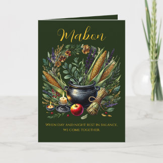 Tarjeta de Invitación al Ritual de Mabon del Calde
