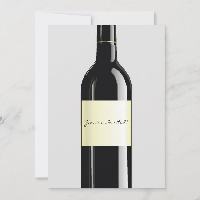 Tarjeta de invitación al vino (Anverso)