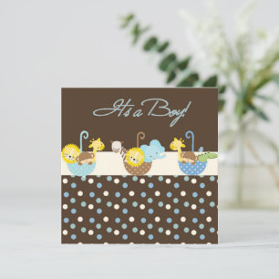 Tarjeta de Invitación Baby Boy