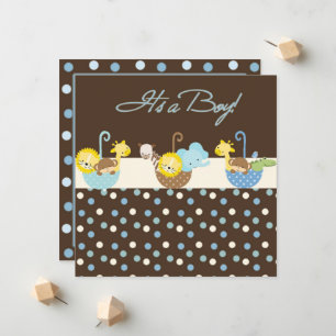 Tarjeta de Invitación Baby Boy