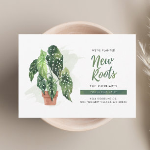 Tarjeta de Invitación Boho Moving Roots New Roots