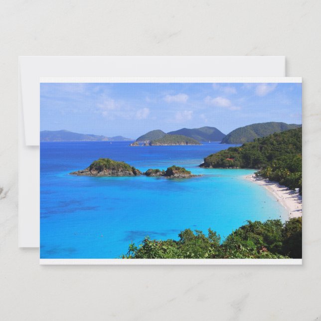 Tarjeta de invitación Cinnamon Bay (Anverso)