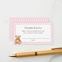 Tarjeta de Invitación Clásica de Oso de Peluche pa